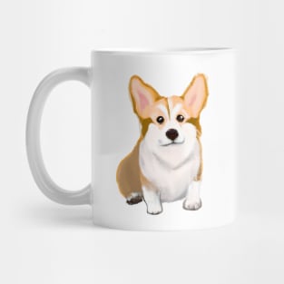 Cute Corgi Drawing Mug